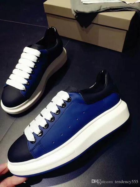 

wholesale arrived mens sneakers brand leather popular leisure shoes arena high-man shoes size 35-44 drop shipping gs18041304, Black