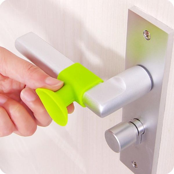 

1 pc after wall thickening mute sucker rubber handle lock protective pad protection home decoration accessories