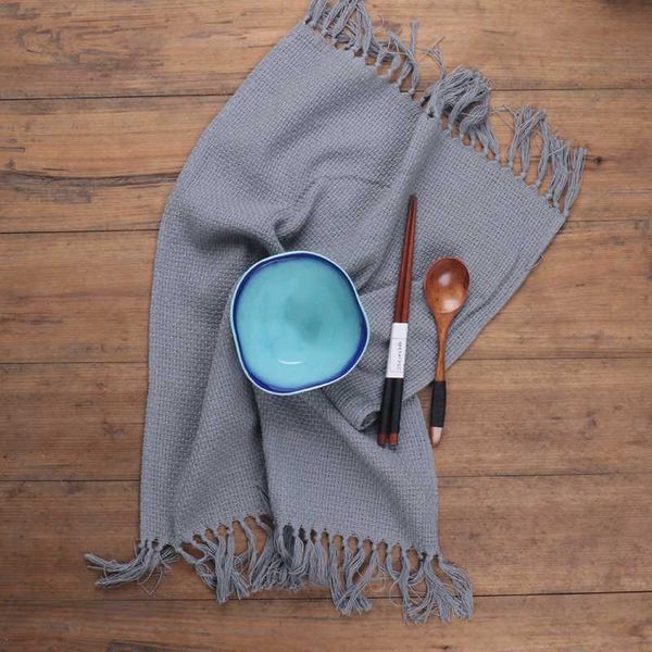 

5pcs shooting props background cloth tassel napkin cloth, tea towel ins p display food baking picture picnic cloth