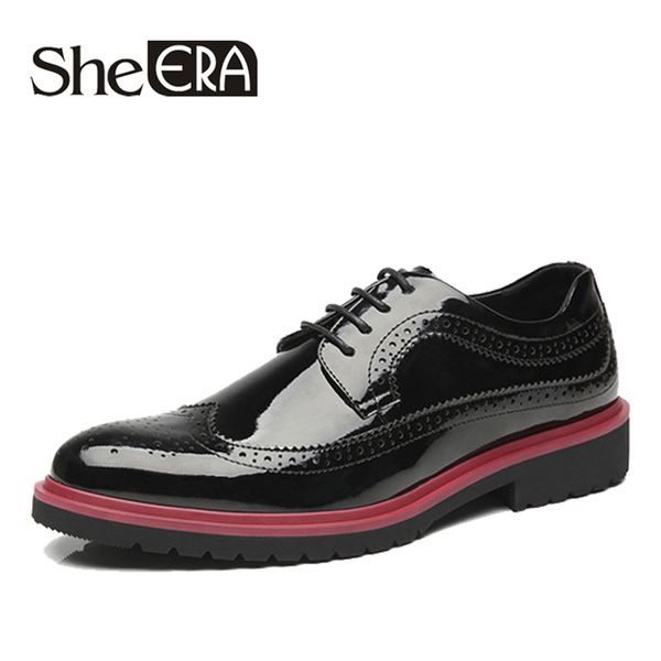 

2019 new plus size luxury italian style fashion mens dress leather casual formal shoes plaid office wedding shoes drop shipping, Black