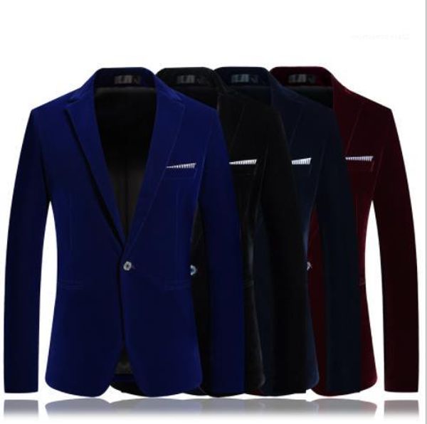 

blazers solid color long sleeve lapel neck homme clothing single button business style casual apparel mens autumn designer, White;black