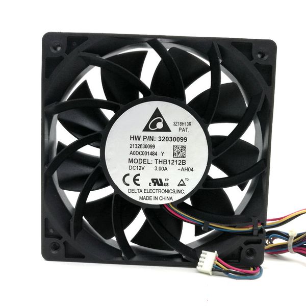 

оригинальный 3.0a delta thb1212b dc12v для hw устройства охлаждения вентилятора 120 * 120 * 25mm 12v 4lines