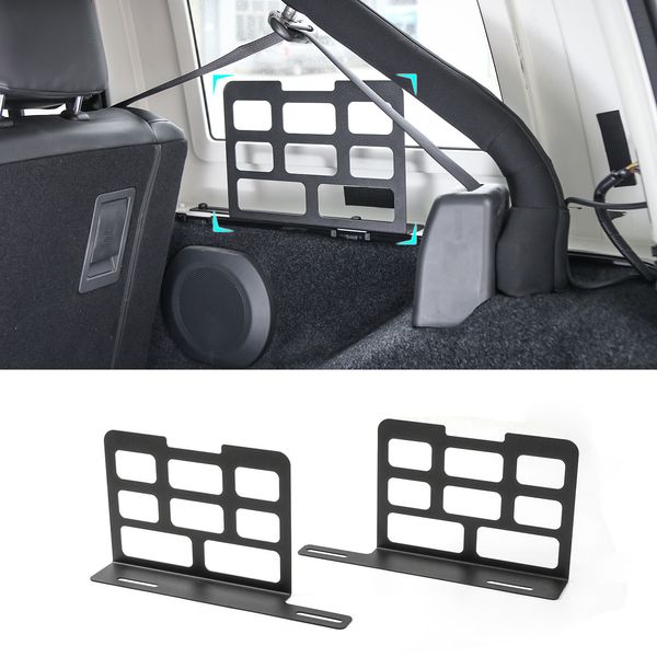 

iron shelf black trunk storage rack decoration cover for jeep wrangler jl 2018+ auto interior accessories