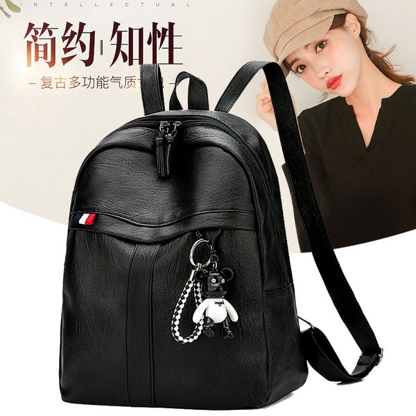 

backpack women classic urban fashion leather brands schoolbag backpack shoulder bag women elegant mochilas