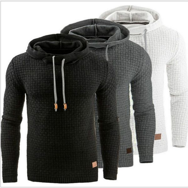 

mens fashion brand casual pullovers new arrive natural color hoodies long sleeve 2020 designer new style sweatershirt sale, Black