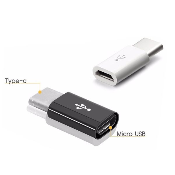 

micro usb female to usb c male adapter mobile phone adapter v8 to type c connector for samsung huawei xiaomi