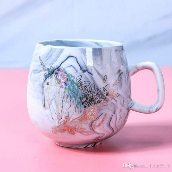 

new unicorn coffee mugs ceramic 350ml china tea cup travel office home tea cup creative ceramic cup high quality