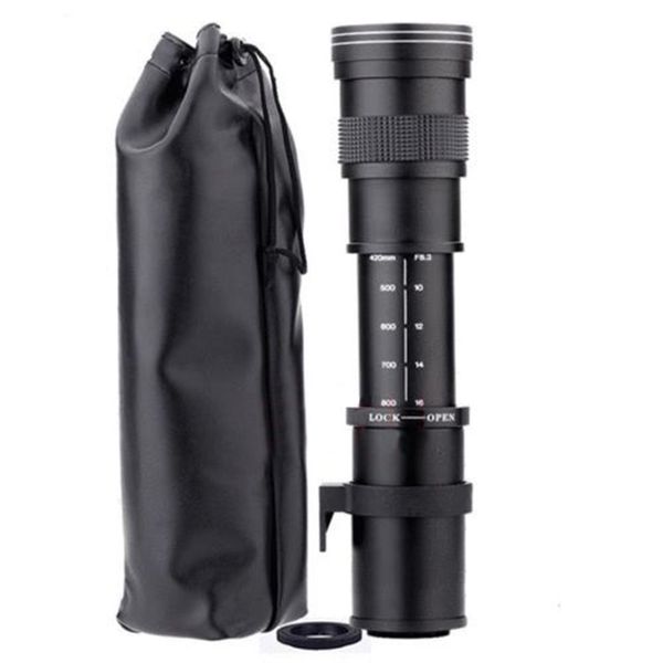 

420-800mm f/8.3-16 telep zoom lens for nikon dslr camera d5100 d5300 d5200 d7500 d3300 d3400 d3200 d90 d7200 d5600 d3x
