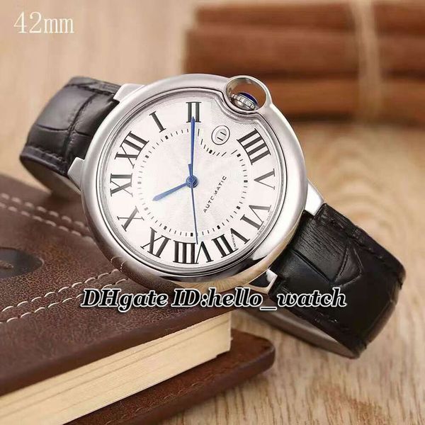 

Дешевые Новый автомобиль Ballon 42мм W69016Z4 белый циферблат A2813 Автоматическая Мужские