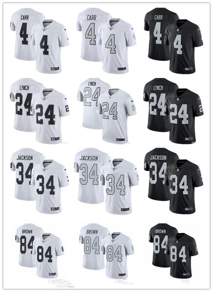 

Men 039 women 039 youth oakland 84 antonio brown 4 derek carr 24 mar hawn lynch 34 bo jack on black white cu tom raider football jer