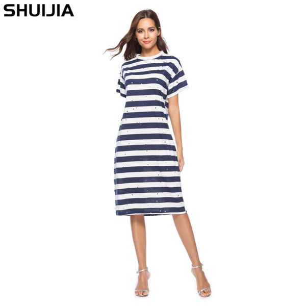 

womens designer striped burnt flower hole dressnzjb, Black;gray