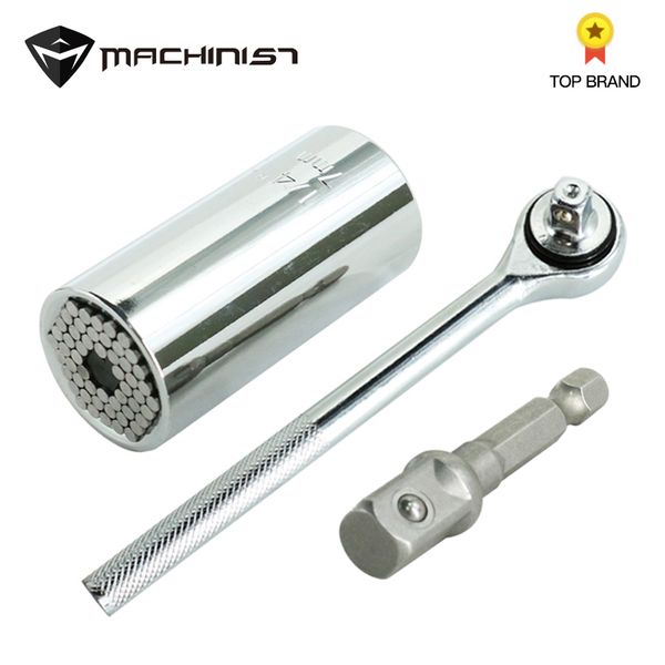 

magic spanner grip multi function universal ratchet socket 7-19mm power drill adapter car hand tools repair kit ratchet wrench