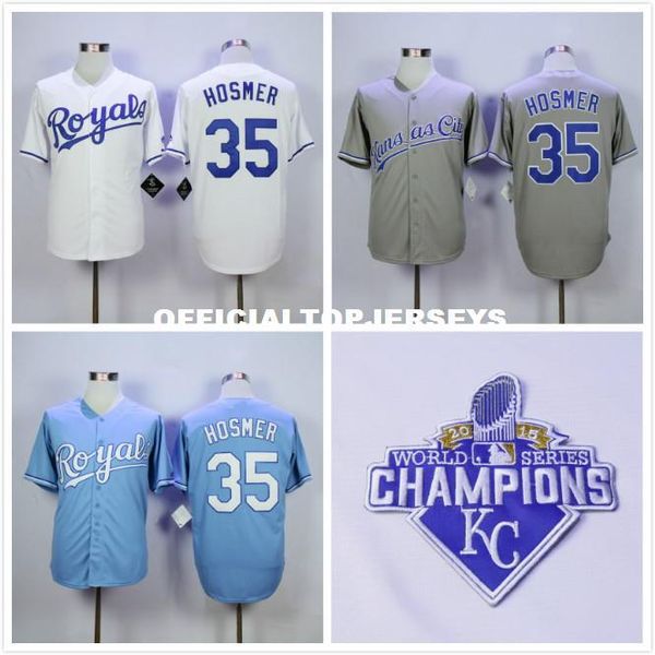 

mens 35 eric hosmer jersey white gray blue, Black;blue