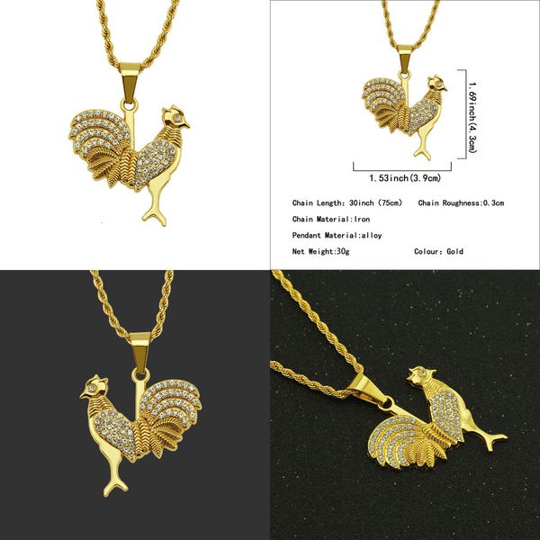 

hip hop diamond man three-dimensional pendeloque cut necklace accessories pendant cuban link chain necklace butterfly necklace starfish, Silver
