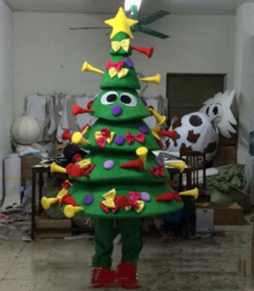 2019 Sconto di fabbrica caldo Molti regali Albero di Natale Costumi mascotte Pastello Cartoon Abbigliamento Festa di compleanno