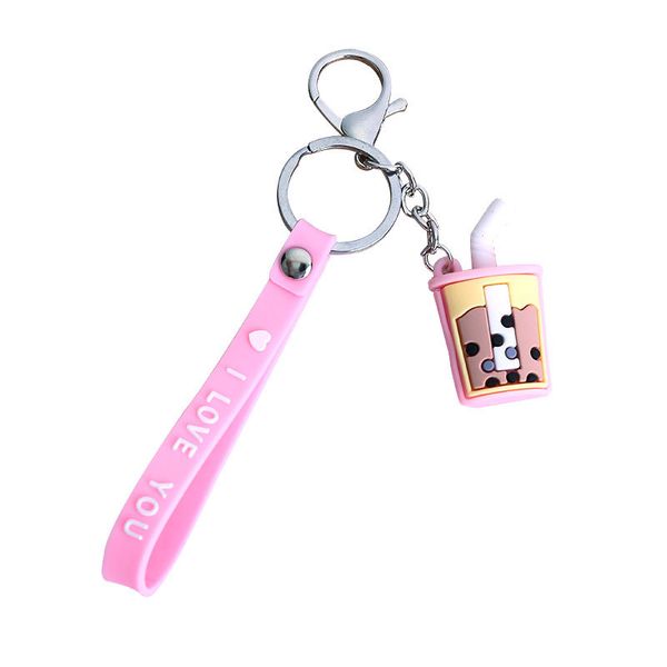 

2019 новый симпатичный оригинальный напиток бутылка ключ любовь цепь мультфильм милый автомобиль ключ кулон сумка кулон подарок на день рожд, Silver