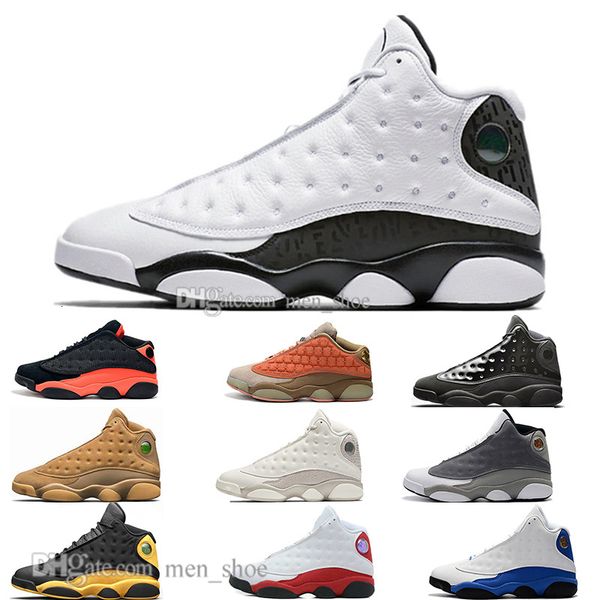 

13 13s cap and gown terracotta blush mens basketball shoes chicago cat black infrared flints bred men sport sneakers designer trainers