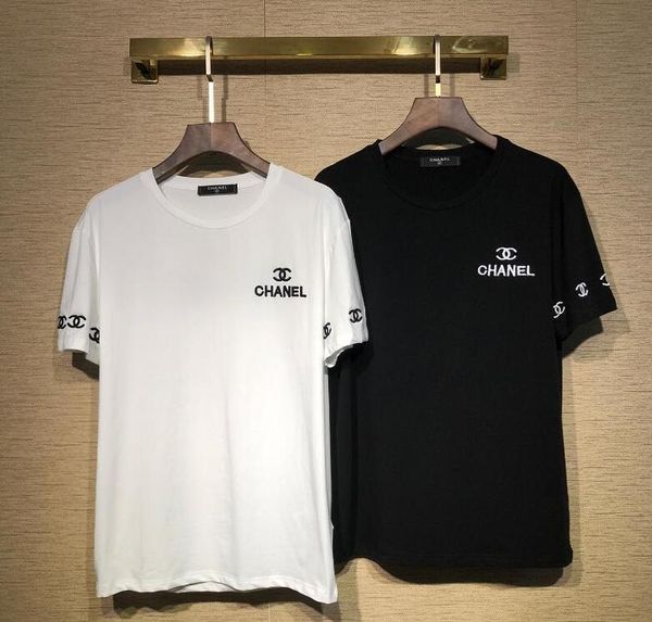 

2019 рубашка с коротким рукавом футболка печатный хлопок футболки мужчин дизайнер