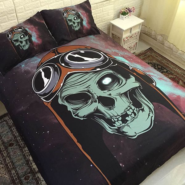 3d Sugar Skull Bedding Sets Comforter Cover Quilt Duvet Cover Set