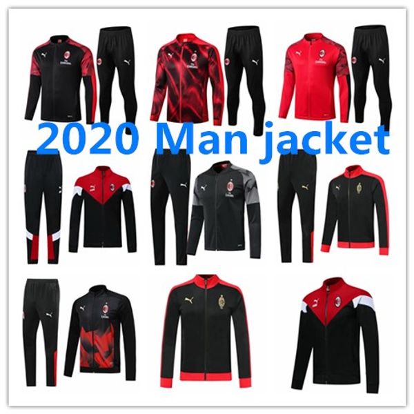 

ибрагимович куртка 19 20 костюмы ac milan полной молния survetement игуаин suso calhanoglu piatek куртка футбол спортивный костюм, Black;brown