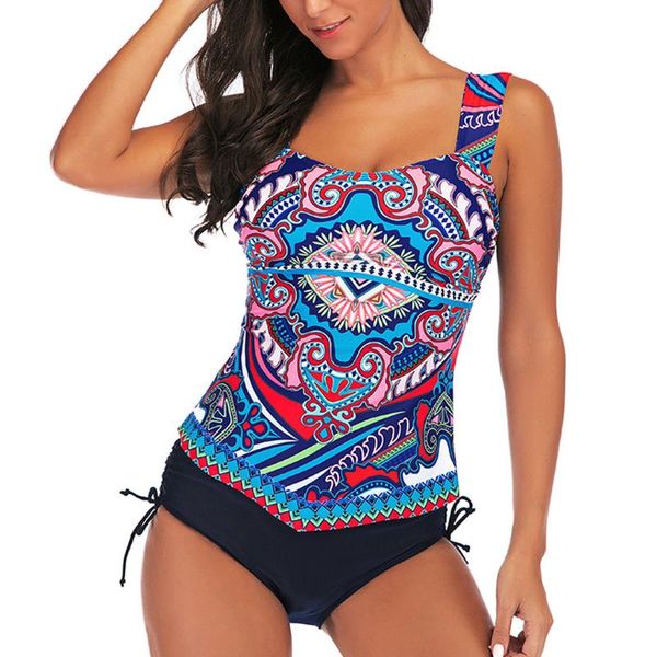 

bikini women plus size print tankini swimjupmsuit swimsuit beachwear padded swimwear swimsuit women monokini padded bikini#10