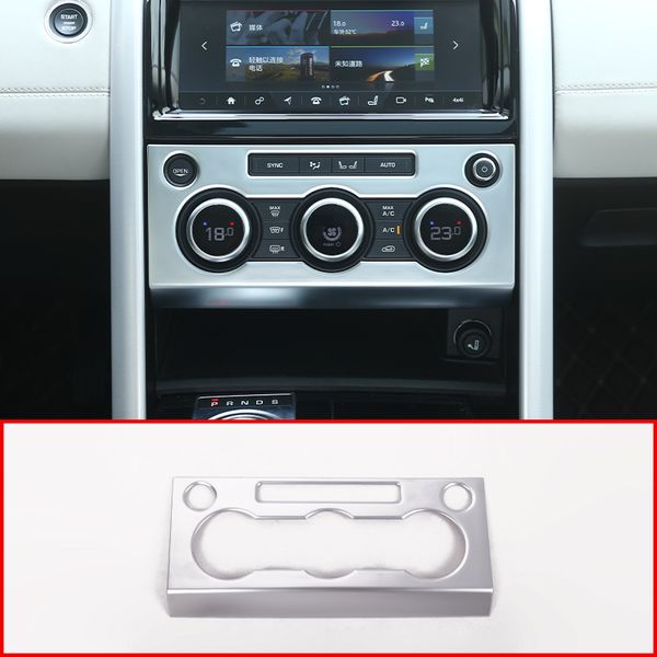 

for discovery 5 lr5 l462 2017-2020 abs matte chrome interior center console panel cover trim interior accessories