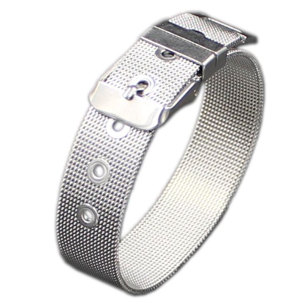 

europe and america stainless steel titanium steel mesh bracelet watch band bracelets keeper series cross border se, Silver