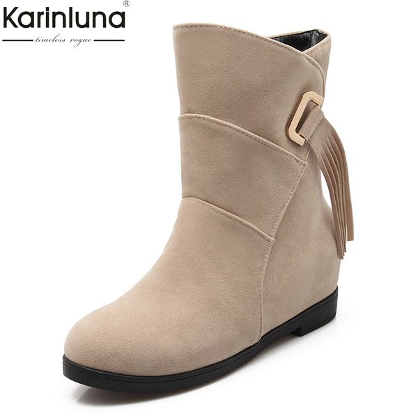 

women's 2019 wholesale warm fur autumn winter shoes woman boots female black red lovely cute ankle boots women shoes