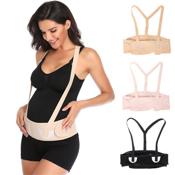 

Maternity Support Belt Waist Abdomen Pregnant Belly Band Tummy Shoulder Strap Back Brace Pregnancy Protector Support 3 Colors