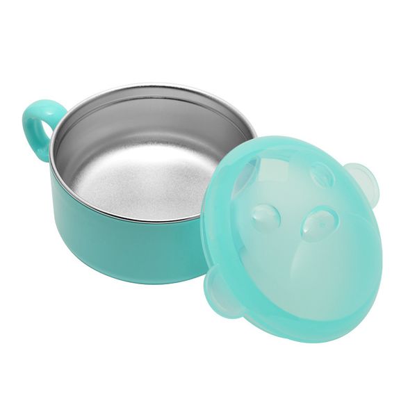 

baby stainless steel bowl infant insulation bowl sealing cover shatter-resistant tableware children food supplement infants crea