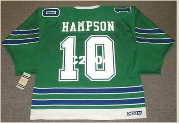 

men #10 ted hampson oakland seals 1968 ccm vintage retro home hockey jersey or custom any name or number retro jersey, Black;red