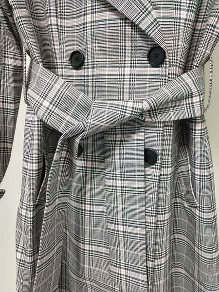 

Designer Women's Suit New Winter Brand Jacket for Lady Autumn Fashion Plaid Women Luxury Clothing Up Fashion Plaid Coat Size S-L Wholesale