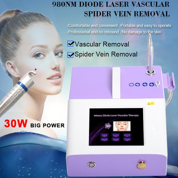 

980nm laser vascular removere spider vein removal machine blood vessels removal 980nm laser diode vascular removal