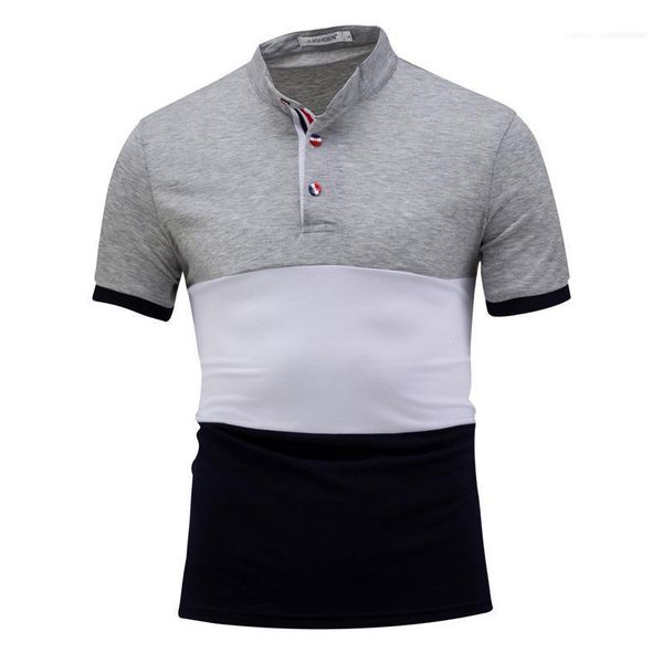 

tees panelled slim polo shirts pullover male clothing summer mens designer short sleeve polos casual teenager, White;black