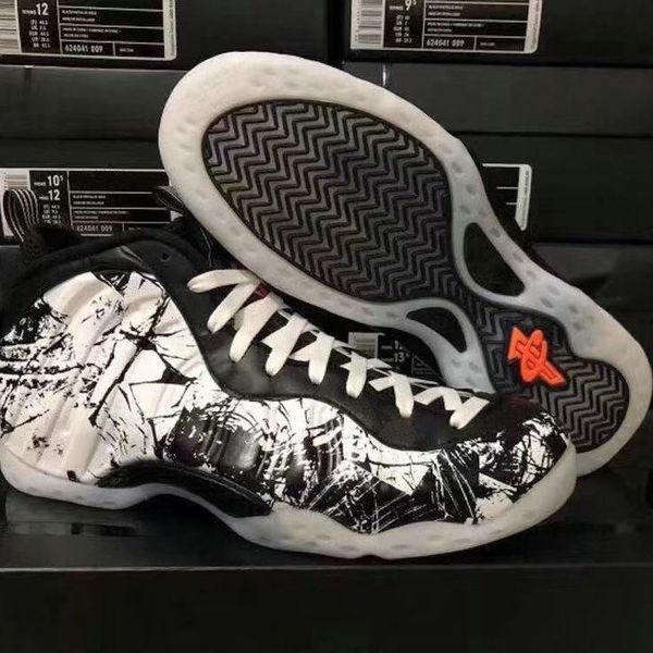 

new color halloween vandalized usa penny hardaway foam one mens basketball shoes paranorman doernbecher purple camo knick sports sneakers