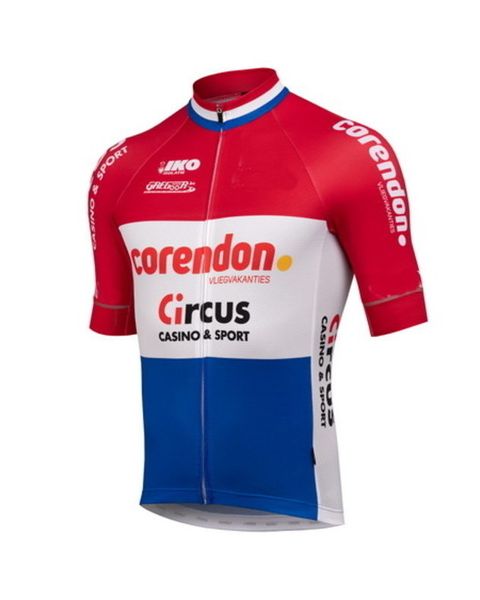 

2019 corendon circus pro team 2 colors only short sleeve ropa ciclismo shirt cycling jersey cycling wear size:xs-4xl, Black;red