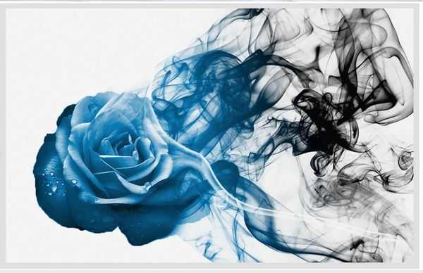 

3d murals wallpaper for living room blue abstract rose line bedroom background wall
