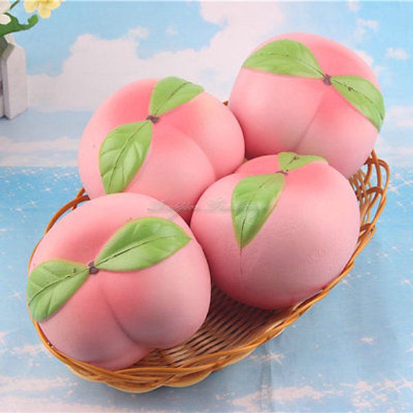 

squishy розовый персик slow восходящая крем ароматическая искусственный фрукты таблица декор 10см