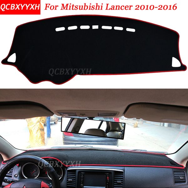 

car styling dashboard avoid light pad polyester for mitsubishi lancer 2010-2016 instrument platform desk cover protective mats