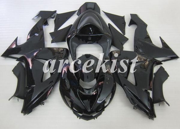 

new abs motorcycle full fairings kit fit for kawasaki ninja zx-10r 2006 2007 06 07 body set custom black light