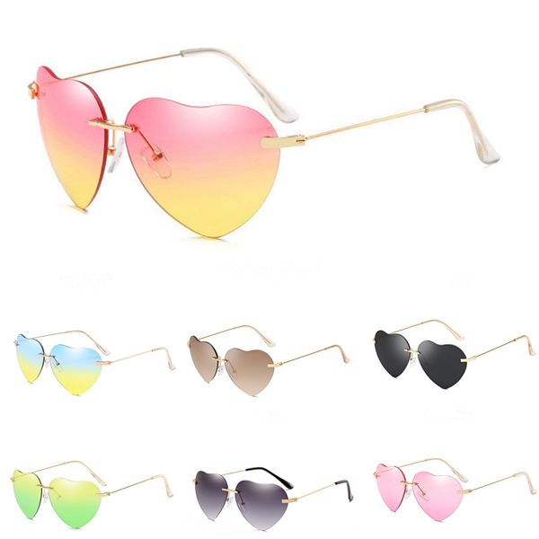

summer man fashion dazzle colour heart-shaped sunglasee bicycle glass 38 colors woman wind sunglass ladies sun glass cycling no logo shi, White;black