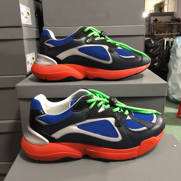 

B24 Sneaker Sorayama Calfskin Sneakers Men Women Designer Shoes Casual Leather Shoes Men Sport Tennis Trainers Hiking Trail Tennis Green