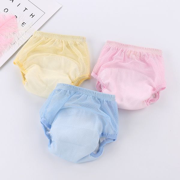 

1pcs/lot new baby learning pants training pants underwear pant summer mesh diapers comfortable ventilate pant