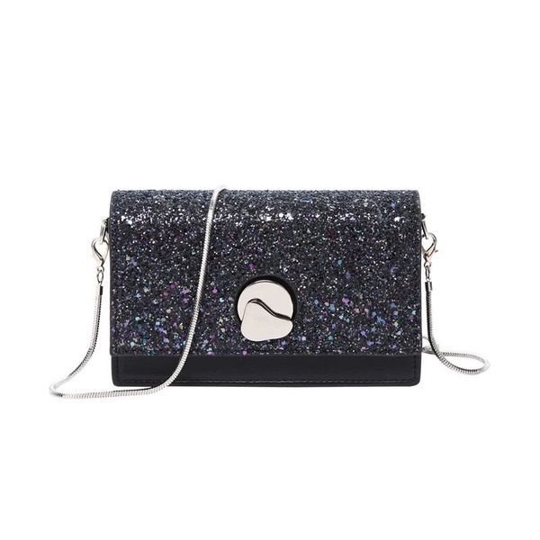 

small c family k bag 2020 new style sequined chain women bag single shoulder and cross body web celebrity fashion lady
