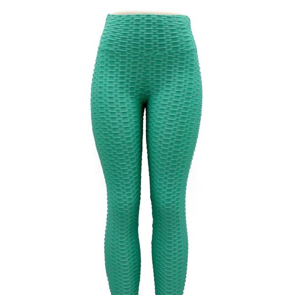 

fitness leggings women polyester ankle-length standard fold pants elasticity slim push up female multiple color legging trousers, Black