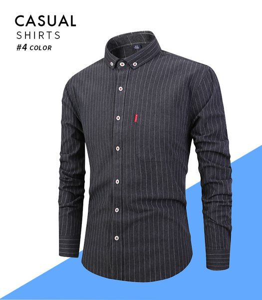 camisa clasica hombre