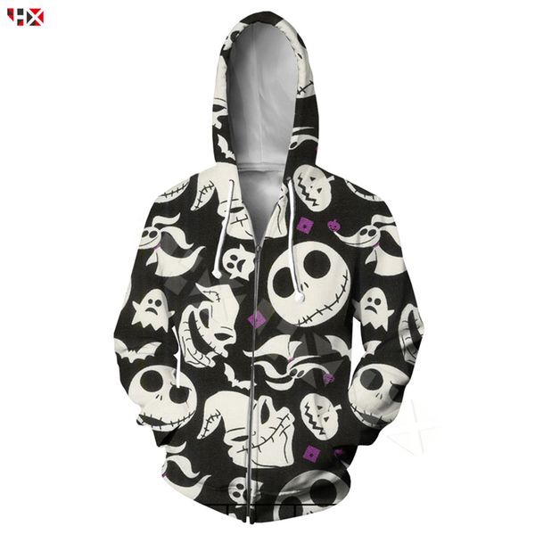 

кошмар перед рождеством футболки мужчины / женщины 3d печати толстовки смешно жилет повседневная уличная шорты костюм z438, White;black