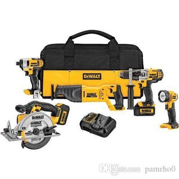 

Dewalt dck590l2 20v max lithium ion drill impact circular aw tool combo kit