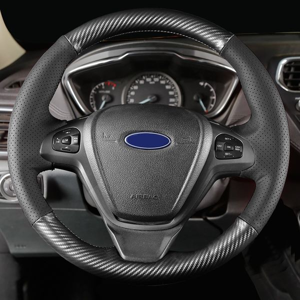 

авто рулевое управление охватывает углеродного волокна ручной шитье плетение на рулевом управлении diy шить набор настройки 38 см 15 " новый