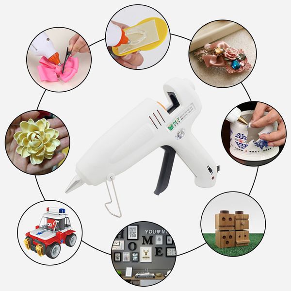 

high temp heater melt a glue gun 40w/60w repair tool heat gun mini eu use 11mm glue sticks no pouring leak